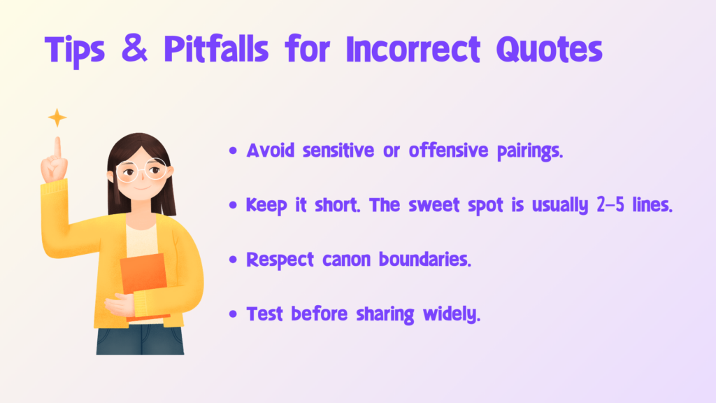 Tips & Pitfalls for incorrect quotes generator-memeclip