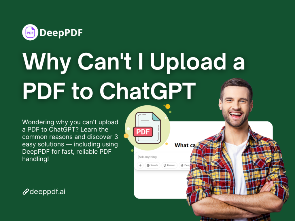 Why Can't I Upload a PDF to ChatGPT