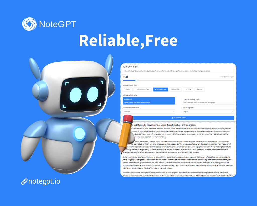 AI Essay Writer - Why Choose NoteGPT’s AI Essay Writer