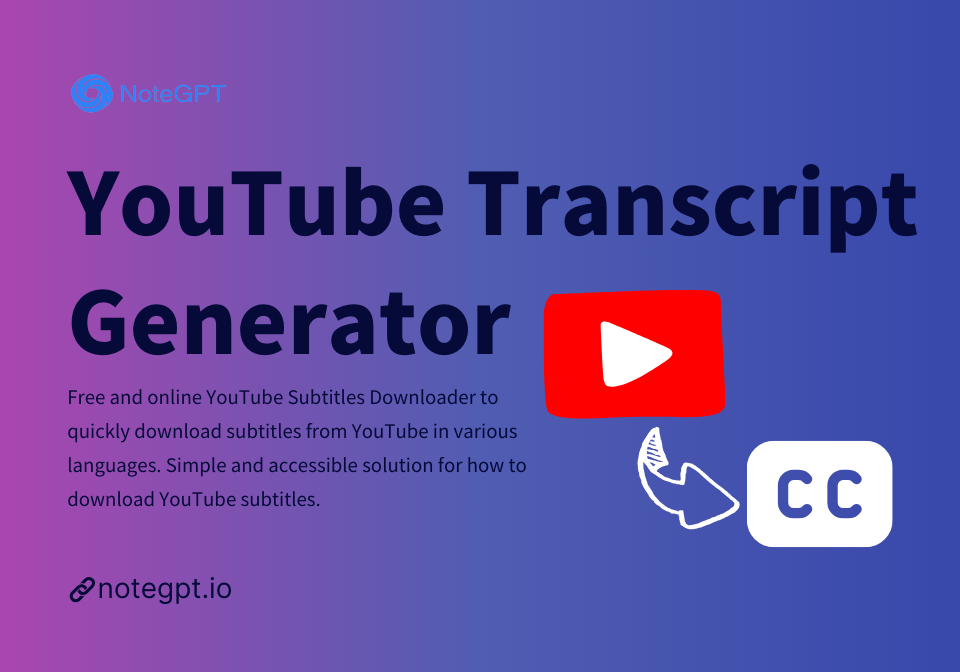 YouTube Transcript Generator