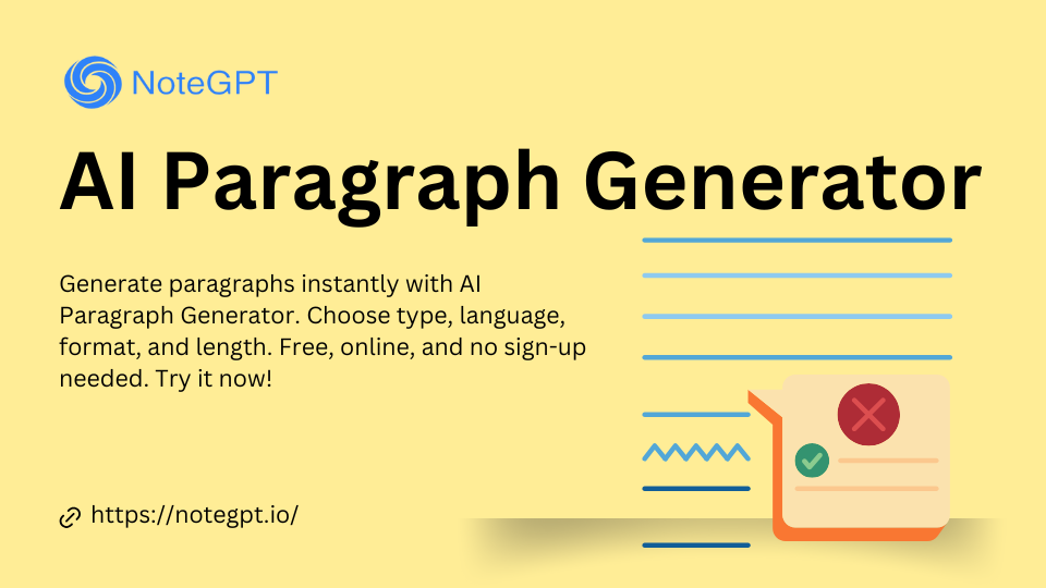 AI Paragraph Generator - Free Online, No Sign-up