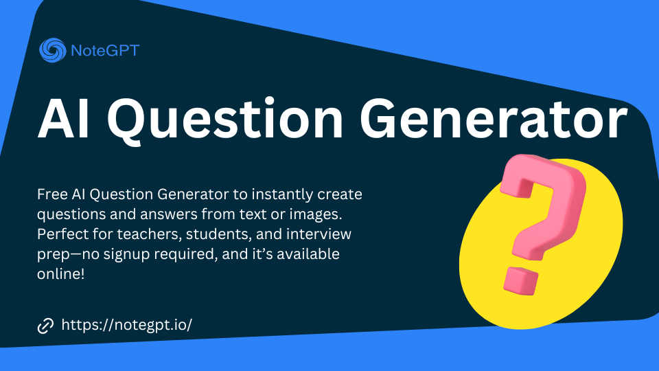 AI Question Generator - Free Online, No Signup