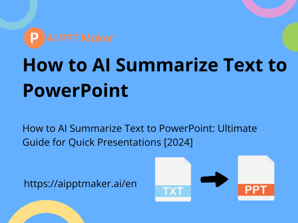 How to AI Summarize Text to PowerPoint: Ultimate Guide for Quick Presentations [2024]