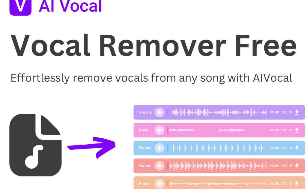 AIVocal Vocal Remover With AI Free Online