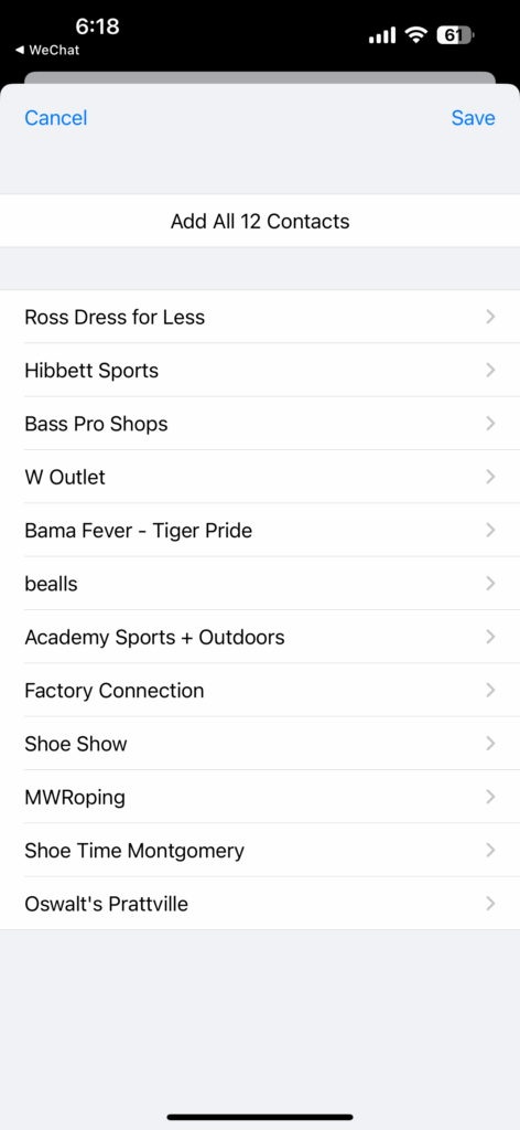 用手机通讯录打开vcf文件
