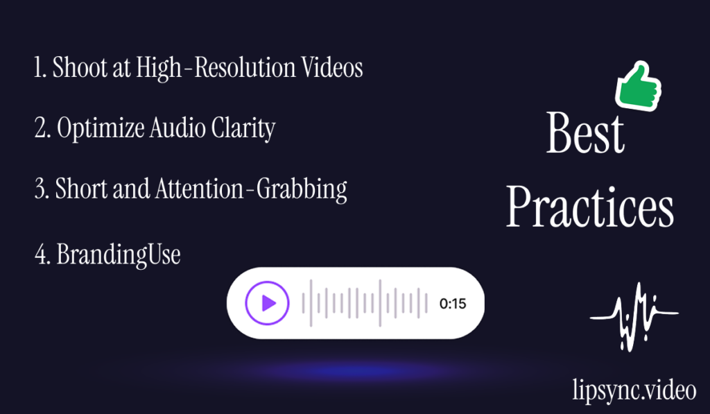 AI Lip Sync Best Practices