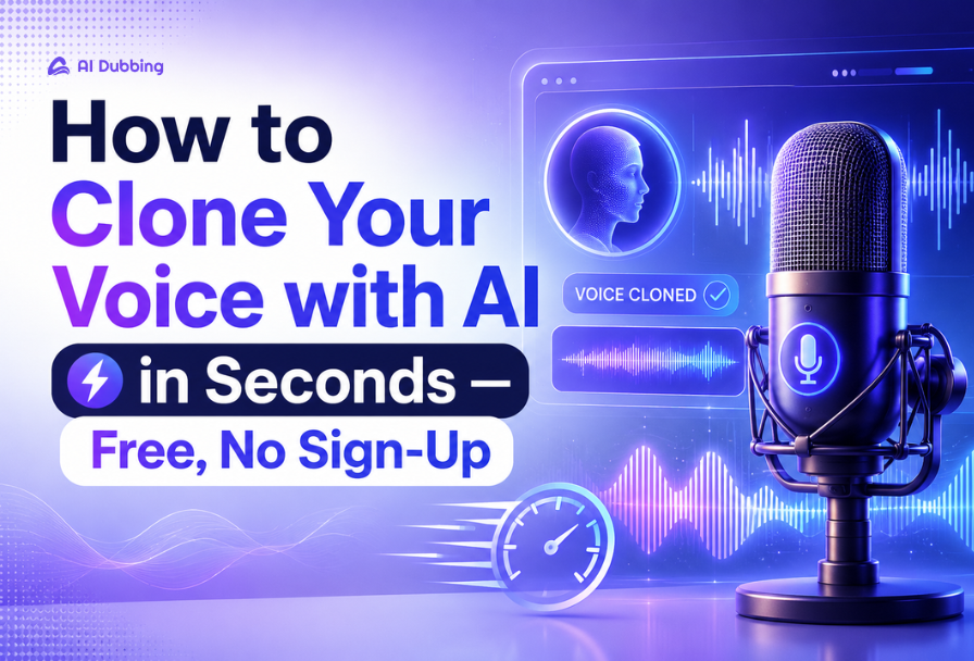 How to Clone Your Voice with AI