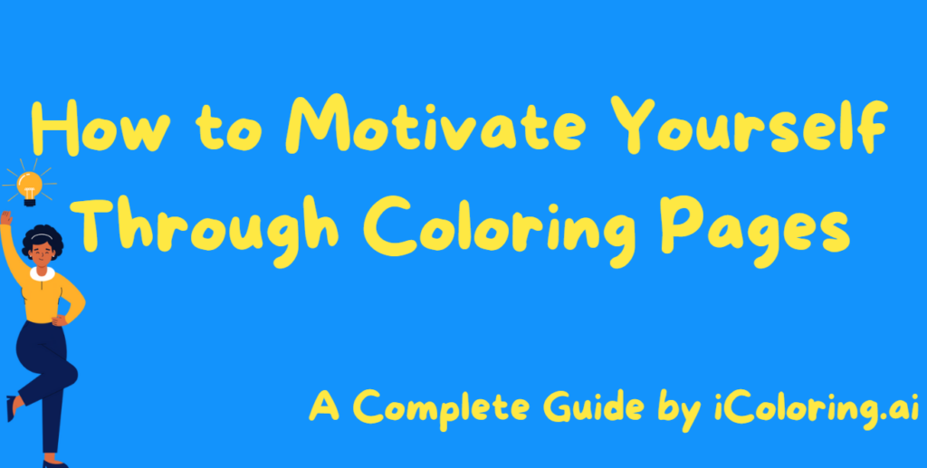 Here's a cover: how to motivate yourself through coloring pages