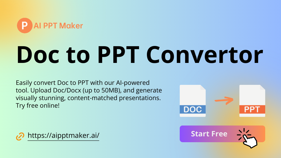 Convert DOC to PPT Convert - AI PPT Maker