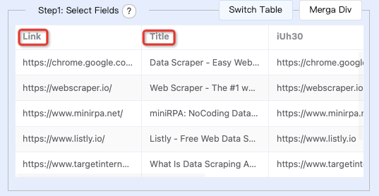 Easy Web Data Scraper