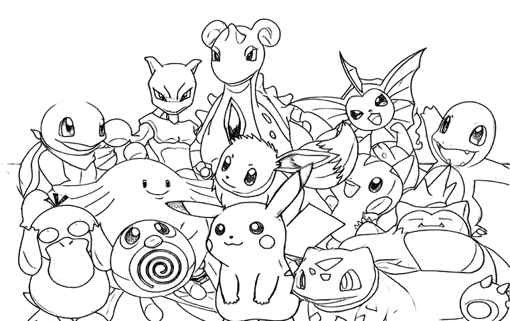 60 Pokemon Coloring Pages (Printable PDF)
