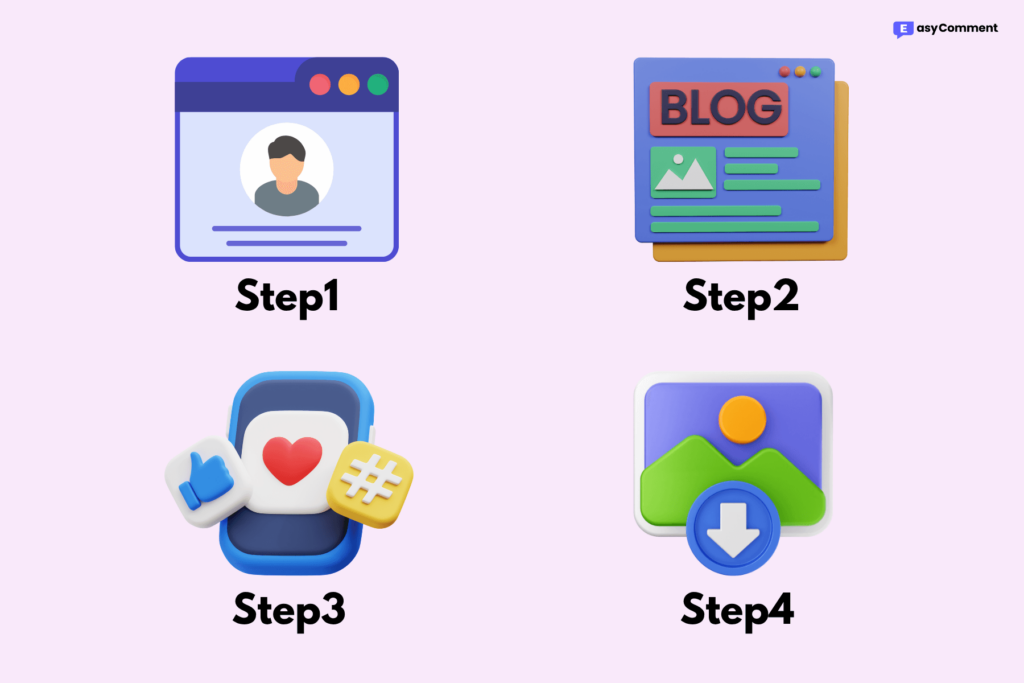 Step-by-step guide on using a fake Instagram post generator