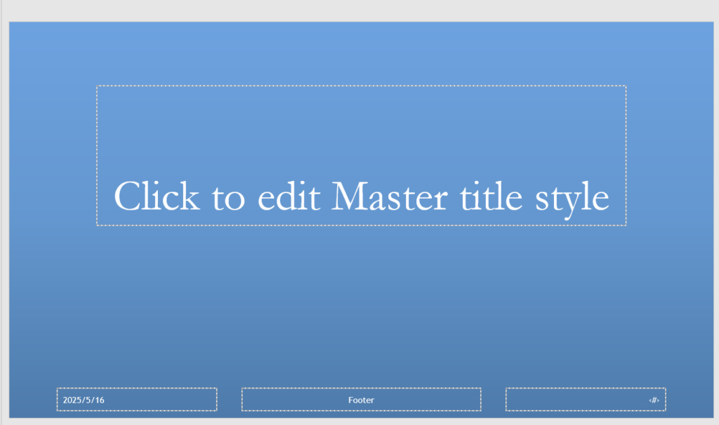 Step 4: Edit Individual Layouts