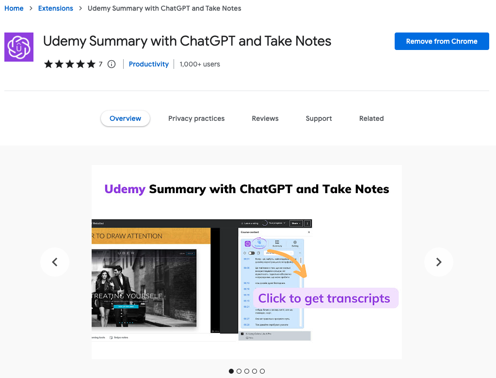 What is Udemy Summary with ChatGPT and Take Notes - NoteGPT