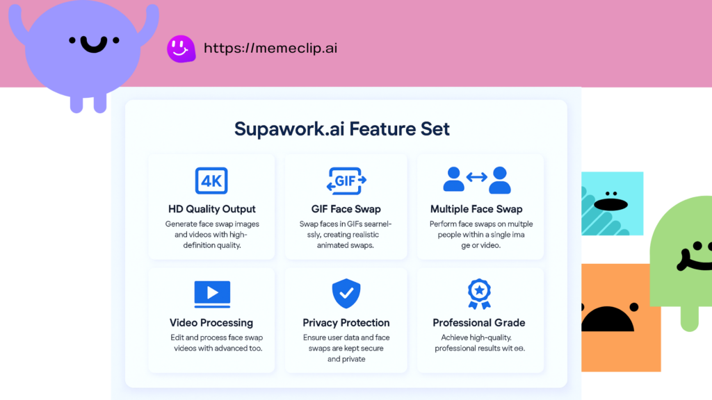 Supawork.ai Feature - MemeClip