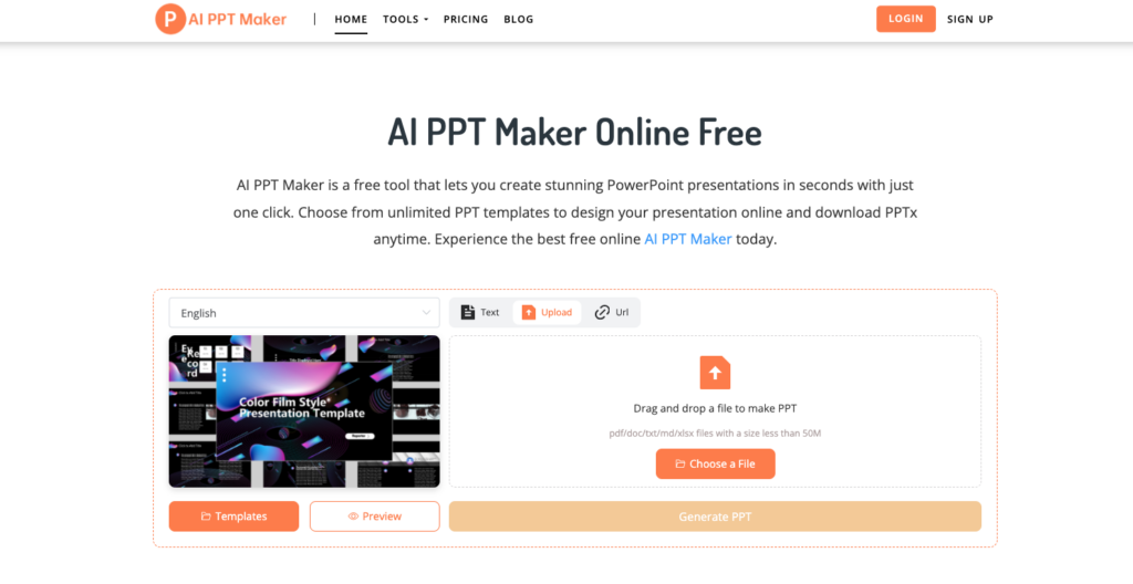 AI PPT Maker - AIPPTMaker.ai