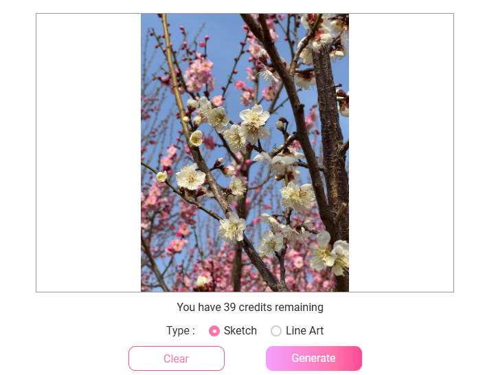 Upload image screenshot