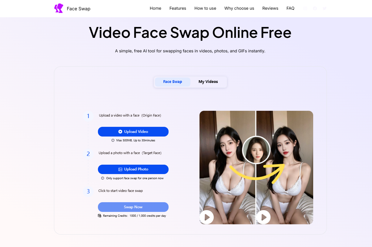 free face swap porn