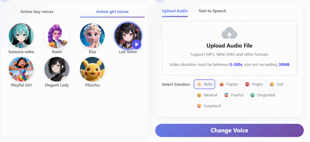 anime girl voice changer