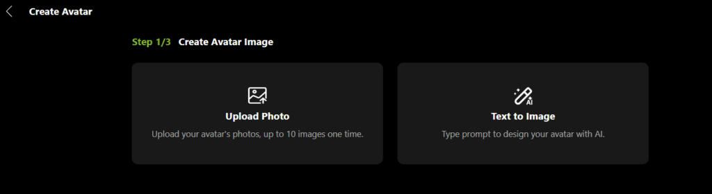 upload or create