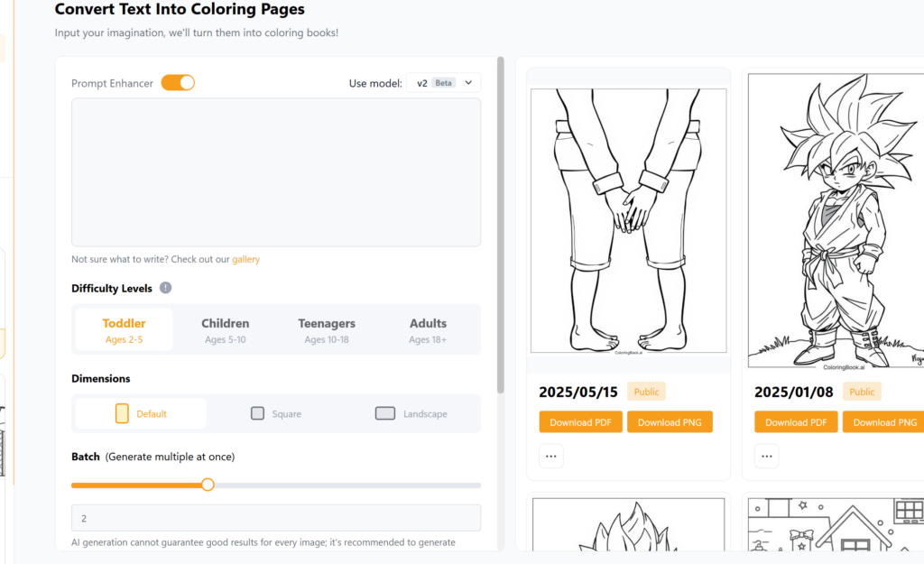 Diagram of Coloringbook.ai