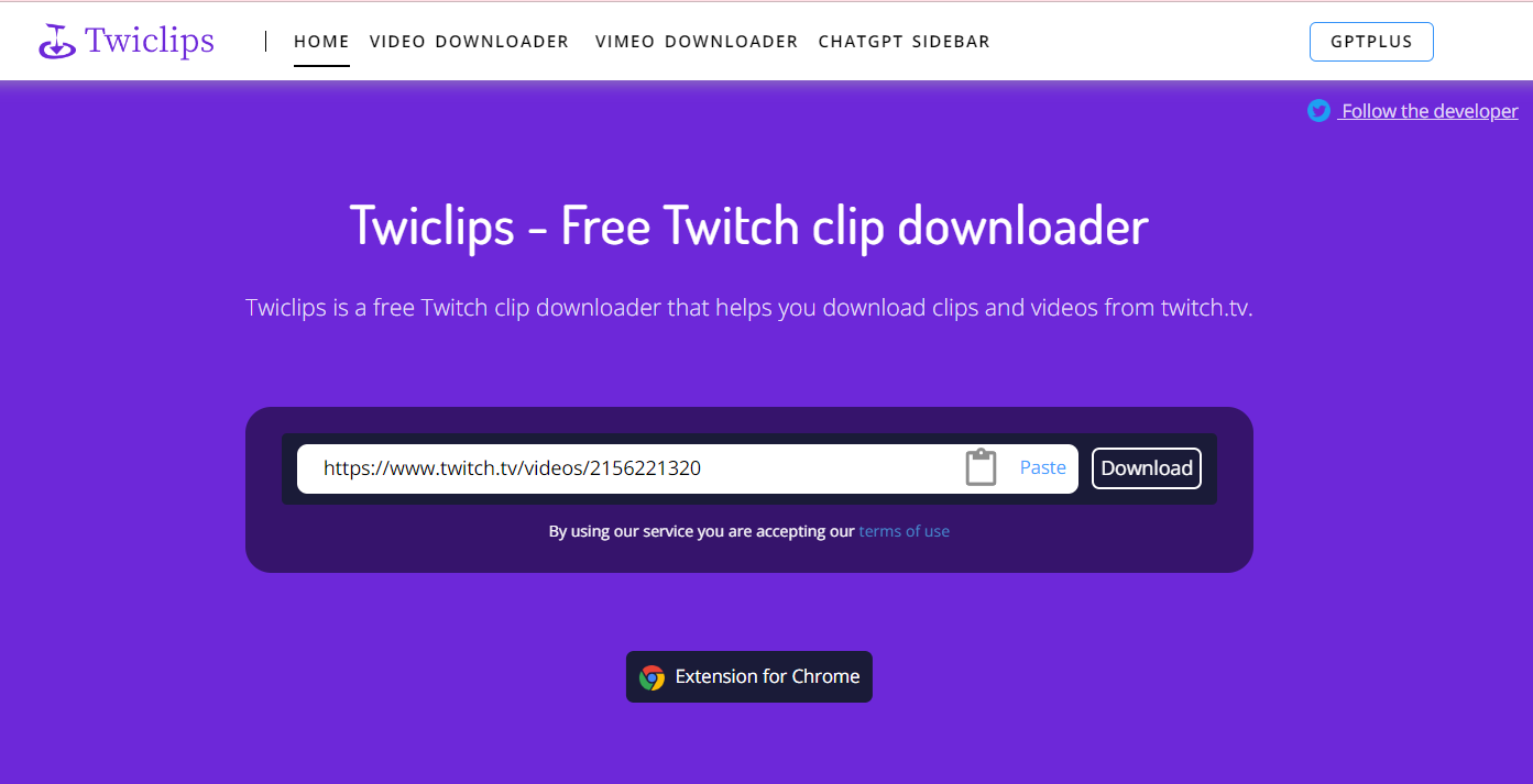  download a VOD from Twitch