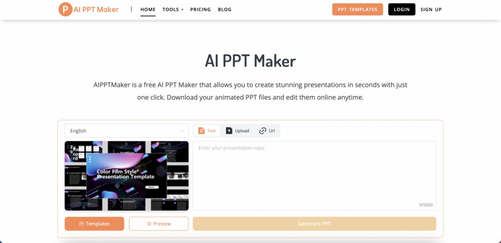 AI PPT Maker