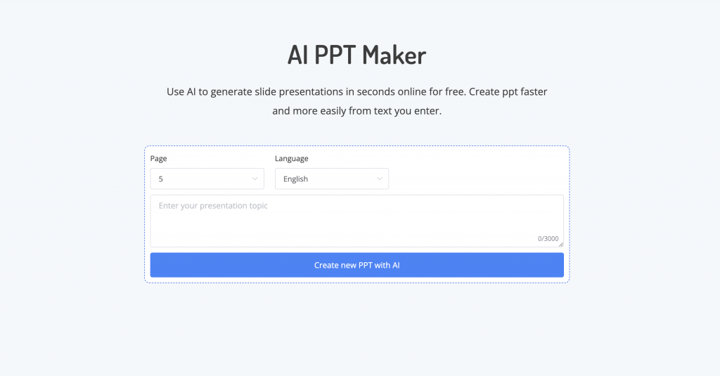 AI PPT Maker - NoteGPT