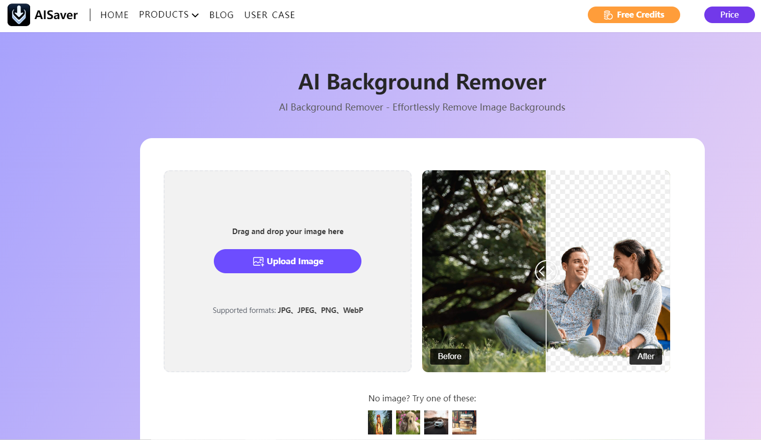 More Possibilities with AISaver-Background Remover