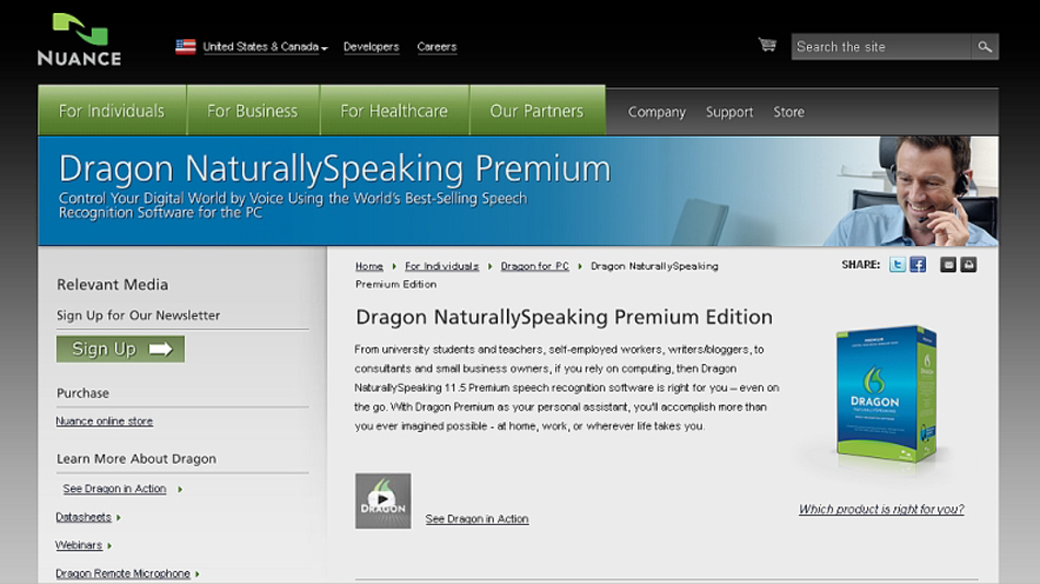Dragon NaturallySpeaking – Advanced Voice Transcription