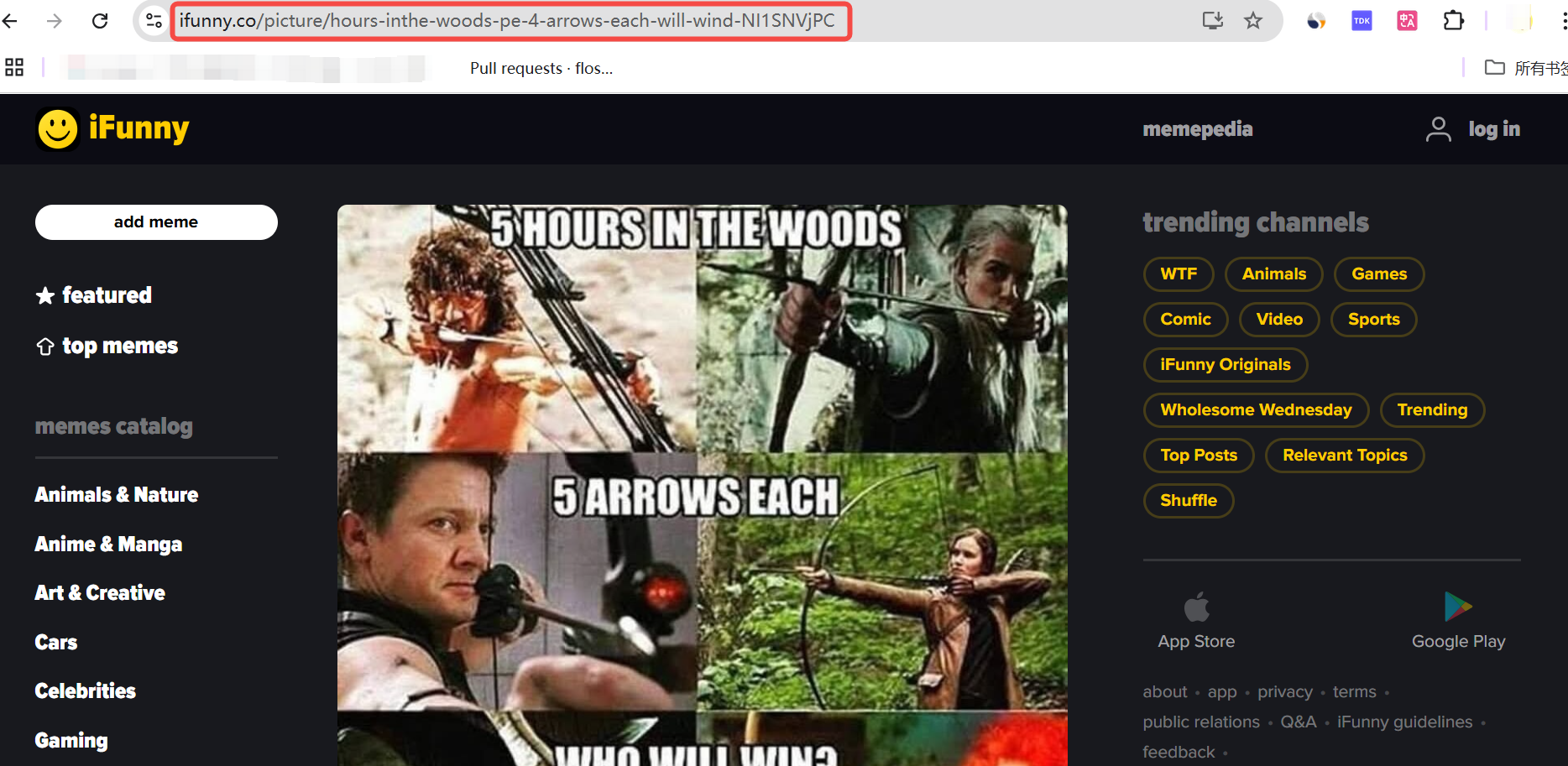 Copy the iFunny Video Link