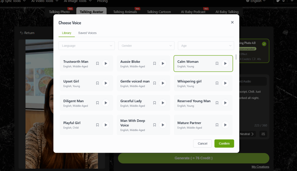 Step 2: Input Your Script or Audio Source