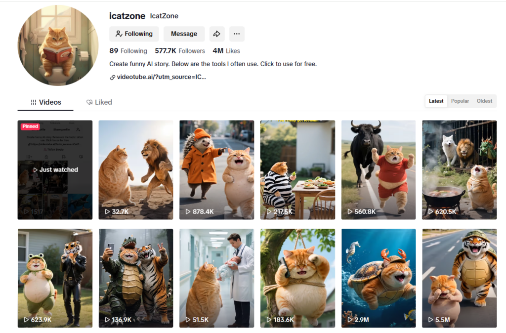 AI Orange Cat Story