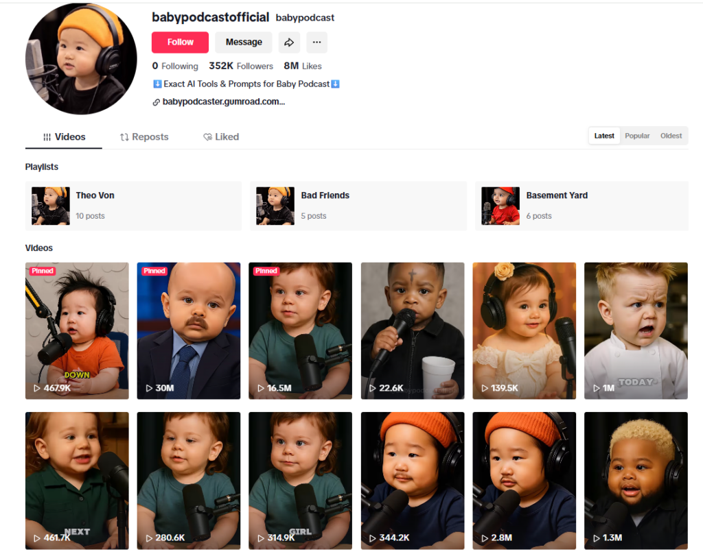 Best Platforms to Post Your AI Talking Baby Videos