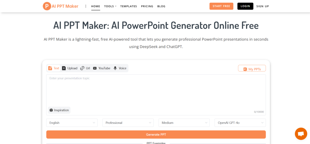 AI PPT Maker
