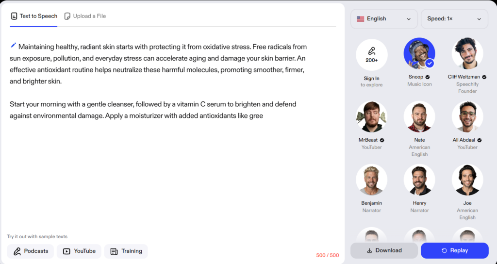 Speechify – Human-Like Cadence and Flow