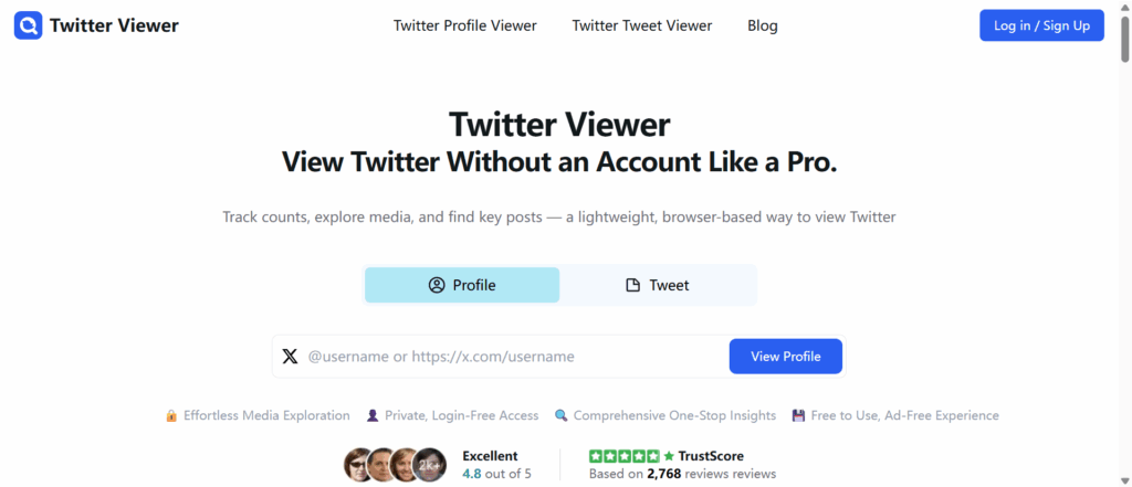 Top 5 Twitter Viewer Tools for Anonymous Browsing-Twitter Viewer
