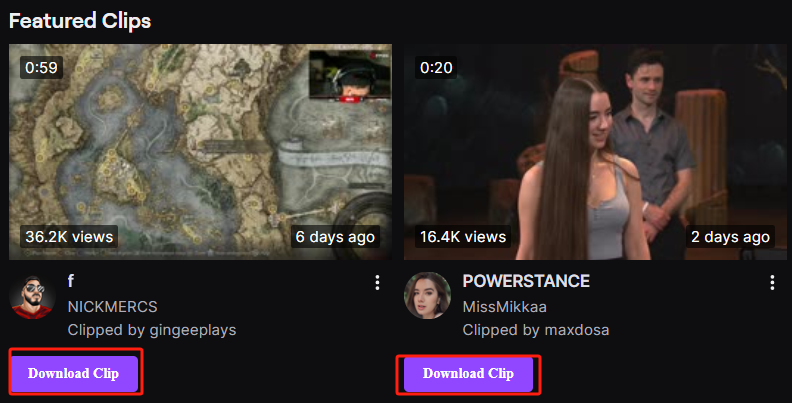 Download A Video from Twitch