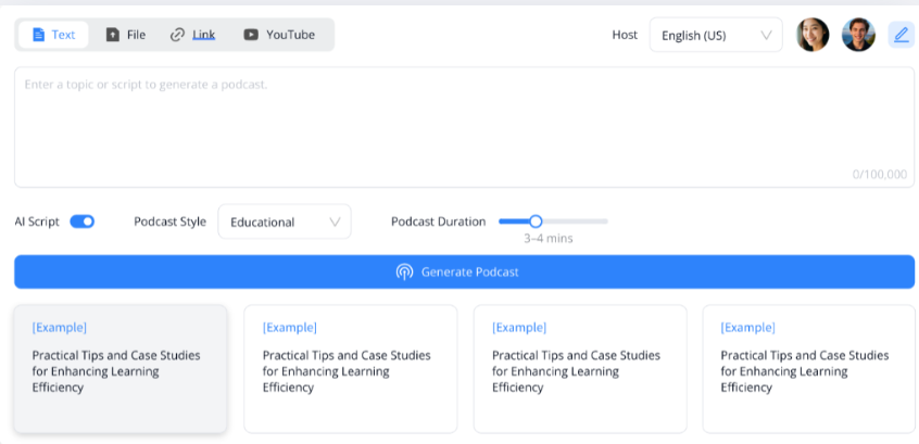 NoteGPT: The Best Free Tool to Convert PDF to Podcast