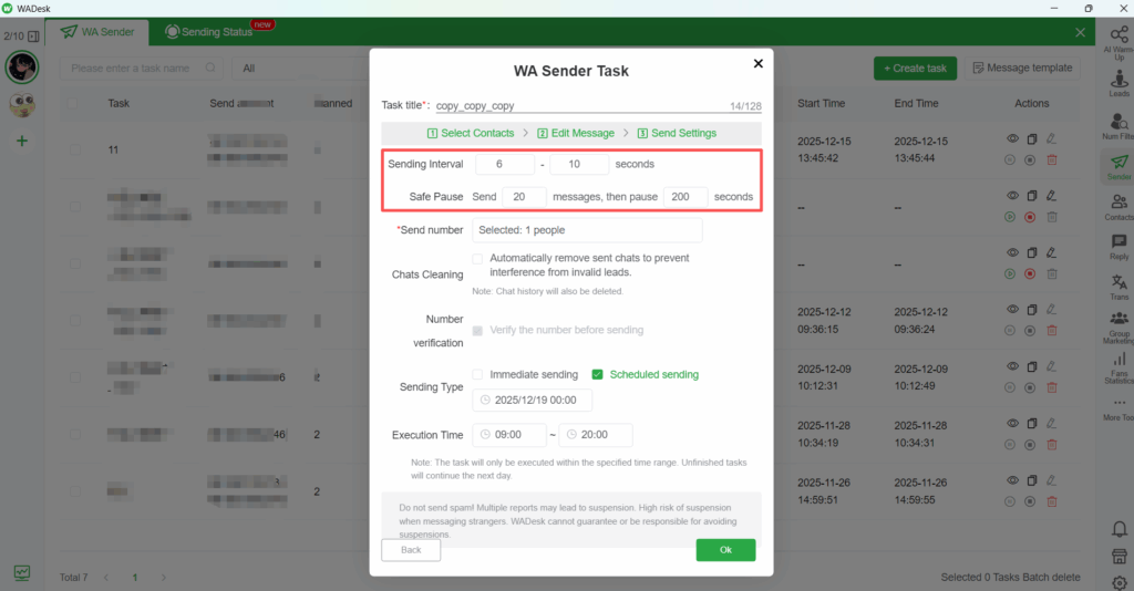 WhatsApp Customer Service Automation-Sender 