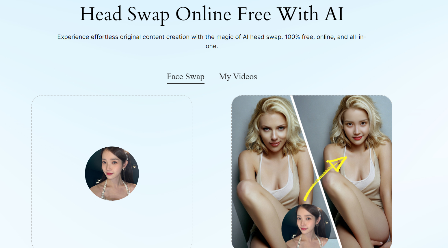 the 5 best free video face swap tools-headswap