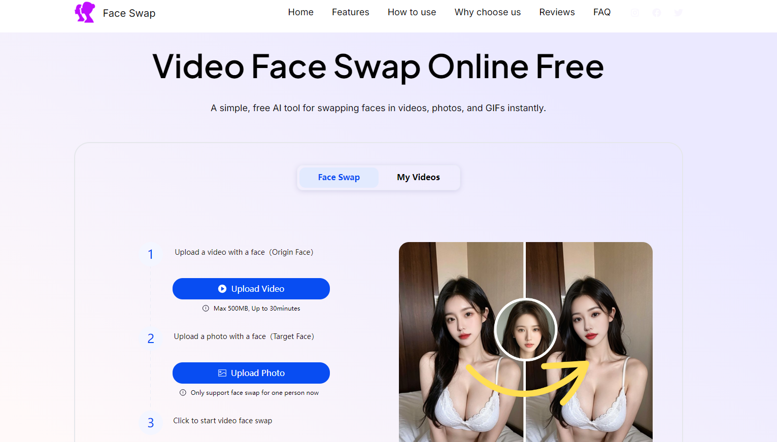 the 5 best free video face swap tools-pornfaceswap