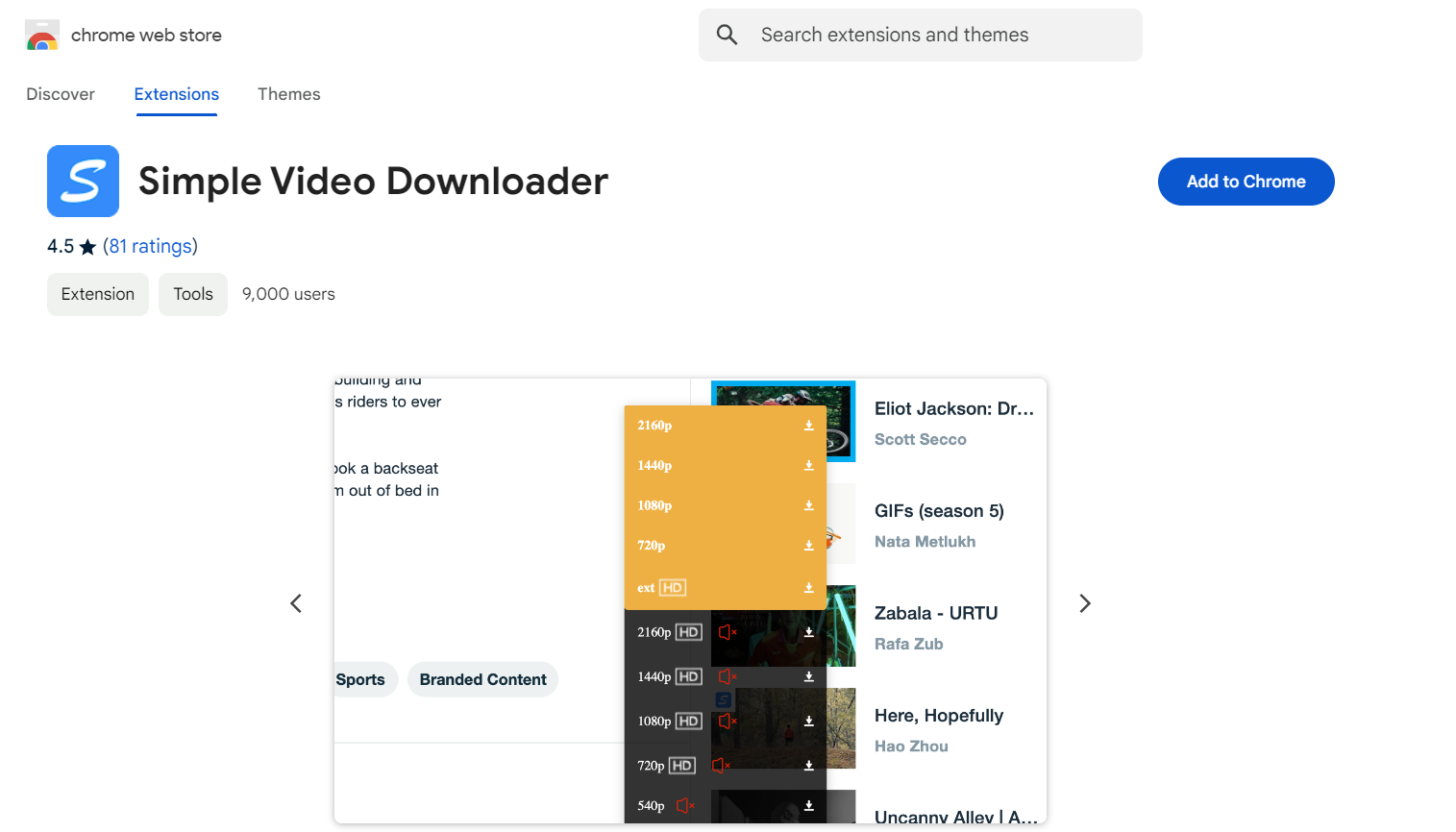  install the Vimeo video downloader