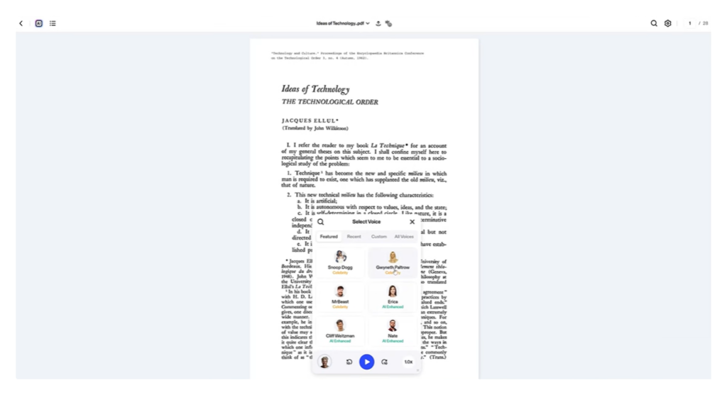Speechify — Mobile-First Design with Cloud Integration