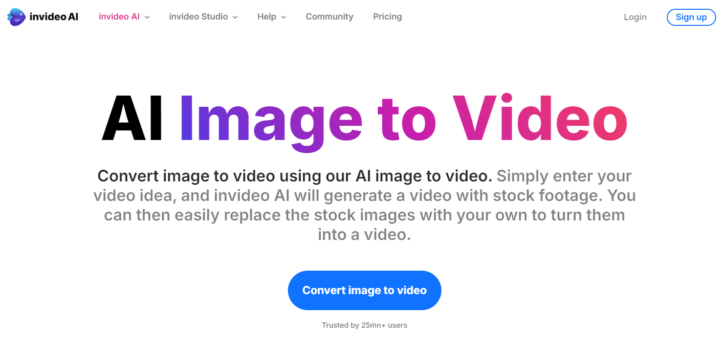 Photo to Video AI Tools for Free-Invideo AI