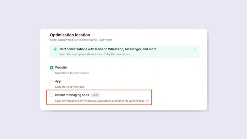 Direct Traffic to WhatsApp Instead of a Landing Page