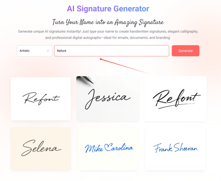 Signature Bot How to Create an Art Signature with AI