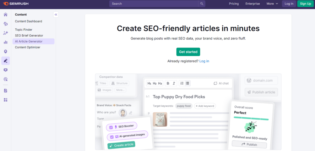 Semrush’s content writer