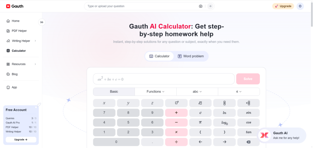 Top Features of Gauth