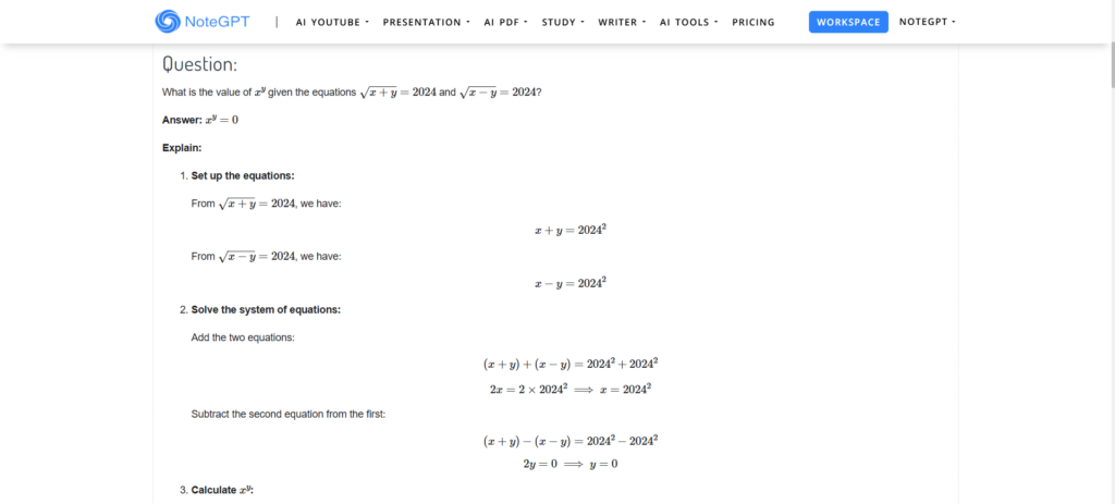 Key Features of AI Math Solver